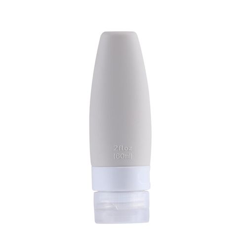 Silicone Travel Bottles Portable Silicone Gray White 60ml