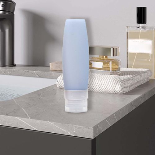 Silicone Travel Bottles  For Liquids Blue