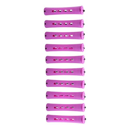 10Pcs Cold Wave Rods Perming Rods Salon Barber Home Plum