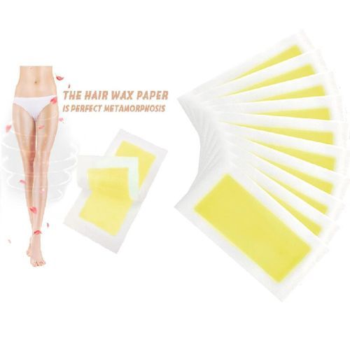 10pcs Hair Removal Paper Depilatory  Strips  Waxing Tools