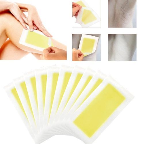 10pcs Hair Removal Paper Depilatory  Strips  Waxing Tools