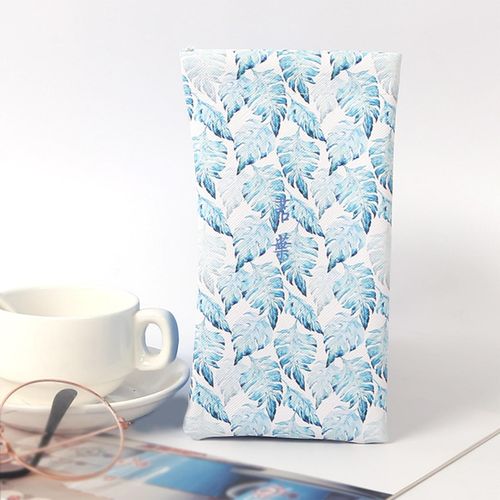 Glasses Case  Top Waterproof PU Leather Soft  C