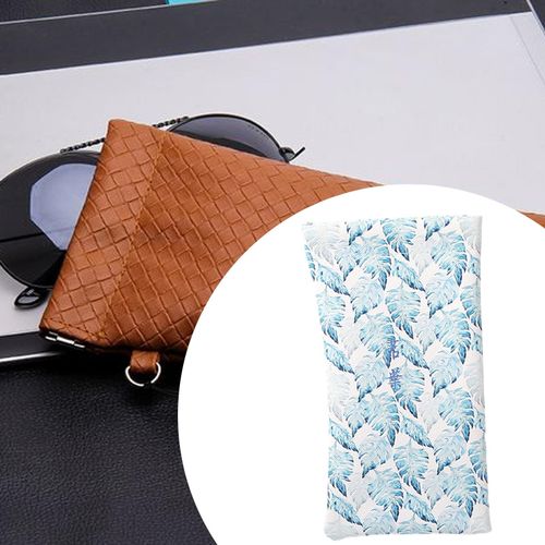 Glasses Case  Top Waterproof PU Leather Soft  C