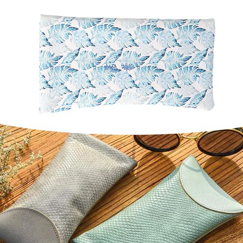 Glasses Case  Top Waterproof PU Leather Soft  C