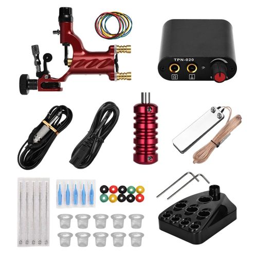 Powerful Machine Ink Caps Cups Holder Stand Rack Set Red