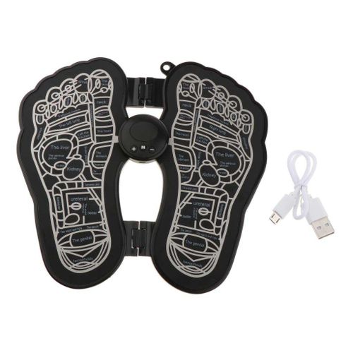 Electric Foot Massager ABS Foot Acupuncture Black USB