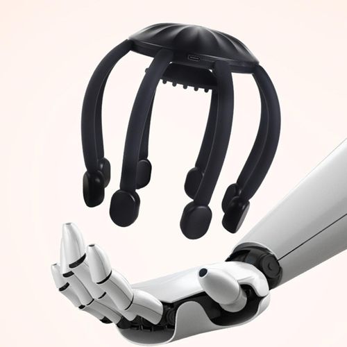 Electric Head Massager Relaxation Holiday Gift Deep Black
