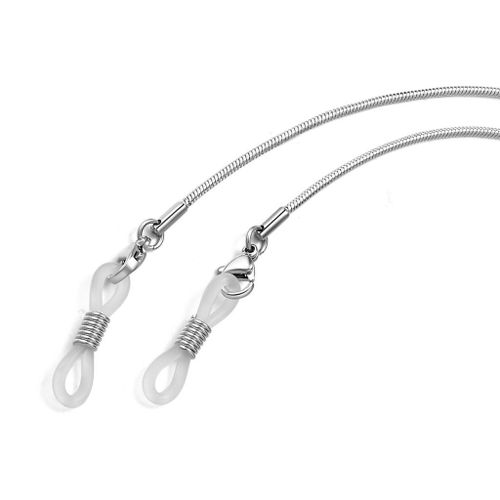 Eye Glasses String Holder - Eyeglass Holders Around Neck - Silver
