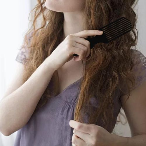 Hairdressing Comb Durable Plastic Wet Hair Hair Brush Octopus Black