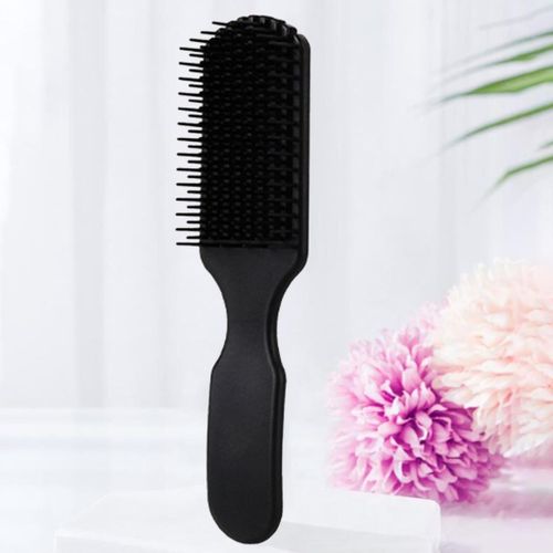 Hairdressing Comb Durable Plastic Wet Hair Hair Brush Octopus Black
