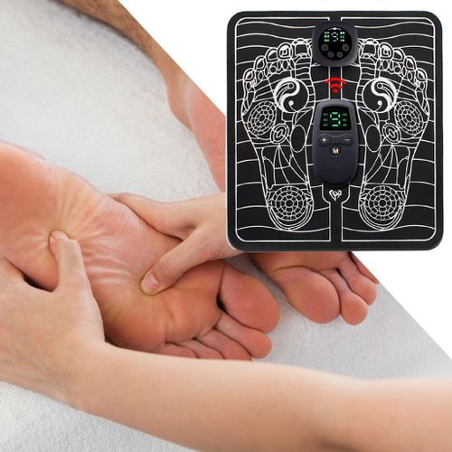 Electric EMS Foot Massager Mat Pad Machine Shaping Remote Control A