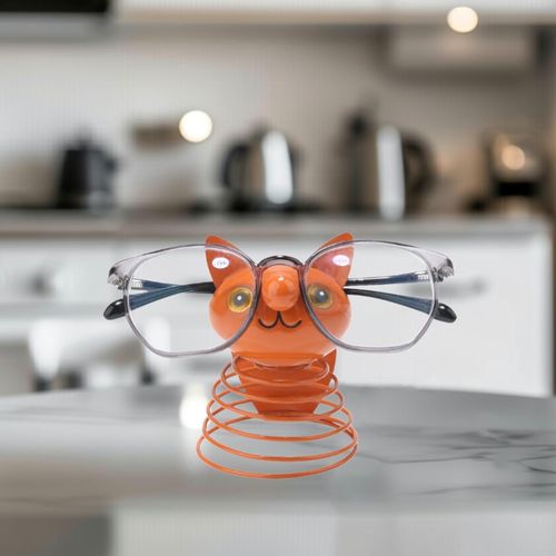 Animal Eyeglass Spectacle Holder Desk Table Orange