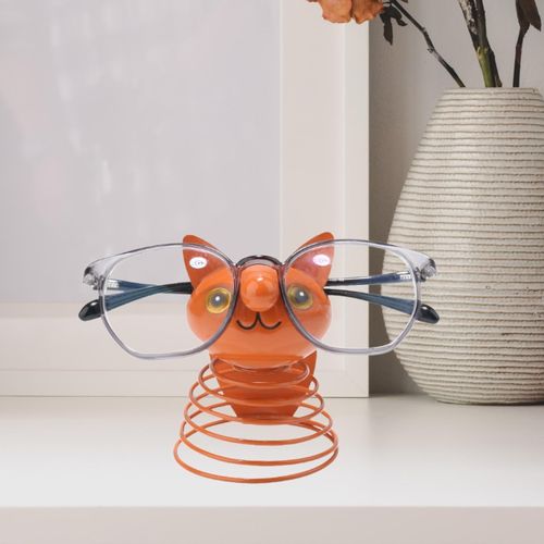 Animal Eyeglass Spectacle Holder Desk Table Orange