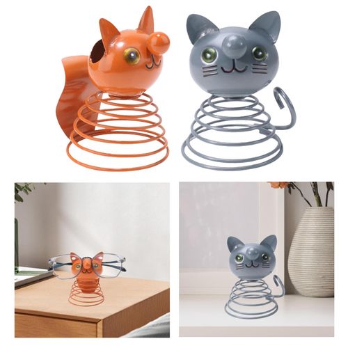 Animal Eyeglass Spectacle Holder Desk Table Orange