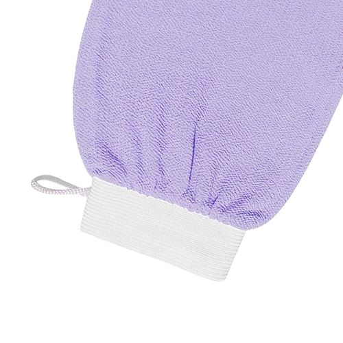 Bath glove Cleanser Gentle for Deep Cleaning Bath shower Purple