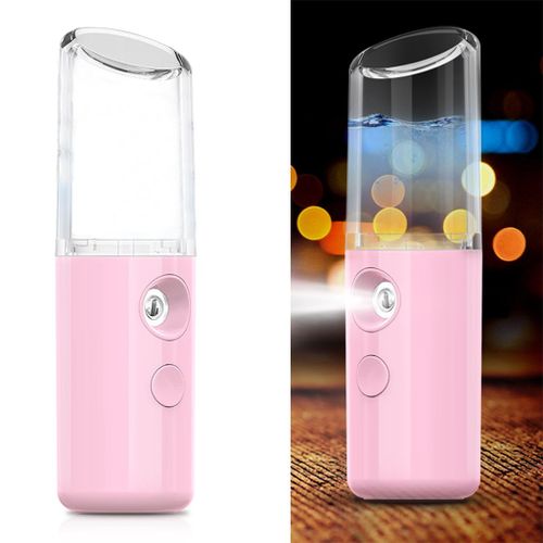 Newest Nano Face Handy Mist Sprayer Rechargeable Facial Mister Pink