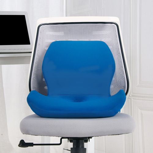 Memory Foam Seat Cushion Non Slip Chair Pads For Backyard Car Blue