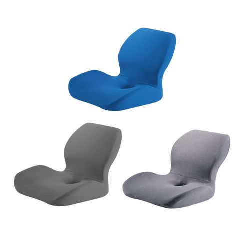 Memory Foam Seat Cushion Non Slip Chair Pads For Backyard Car Blue