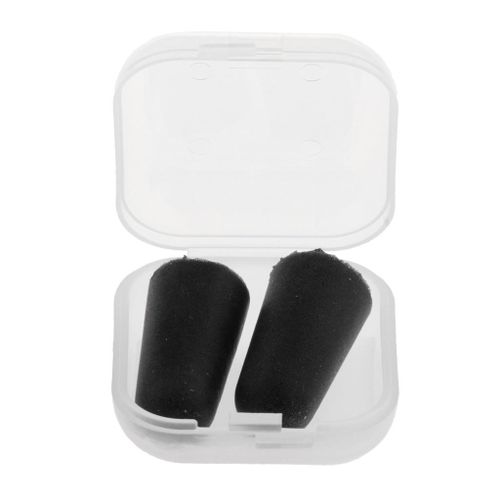 Pack of 40 Disposable Sponge Sleep Ear Plugs Hearing Protector Black