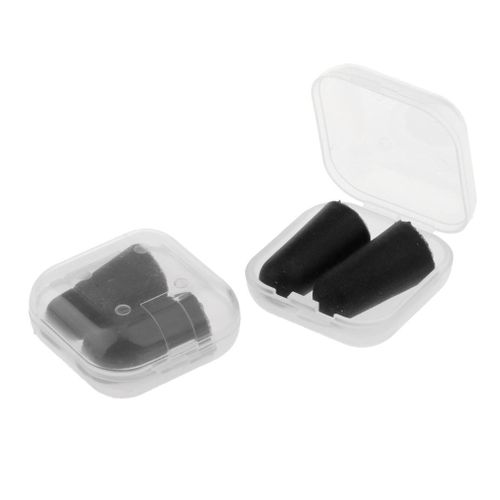 Pack of 40 Disposable Sponge Sleep Ear Plugs Hearing Protector Black
