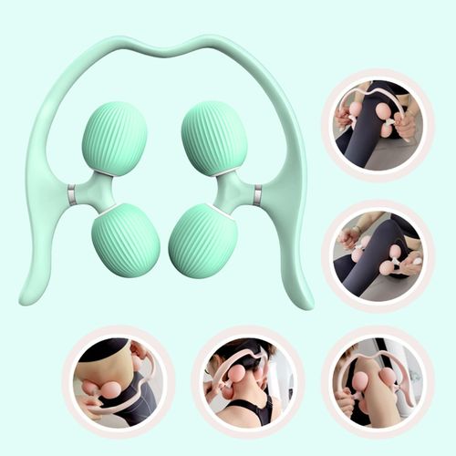 Massage Roller Muscle Relax Roller Portable Foam Roller For Legs Green