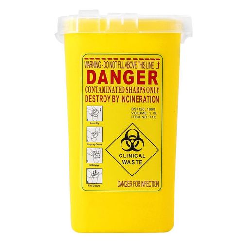 Sharps Container Bin Biohazard Disposal Box