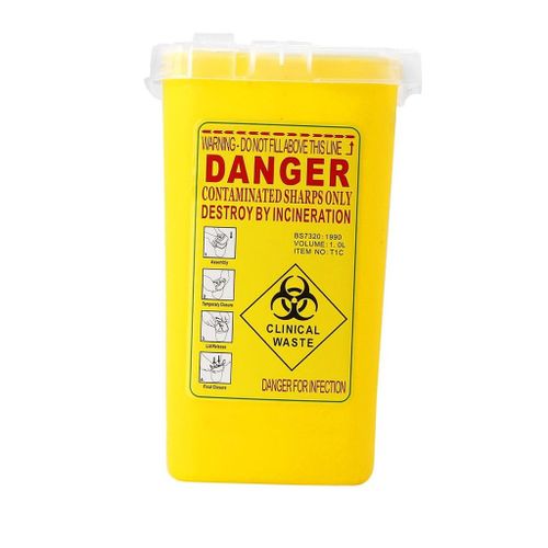 Sharps Container Bin Biohazard Disposal Box