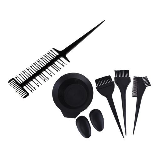 Salon   Brush Set  Tint Tools - Black