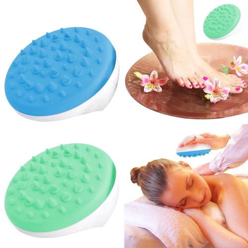 2 Beauty Treatment Massage Brush Handheld Anti-Cellulite