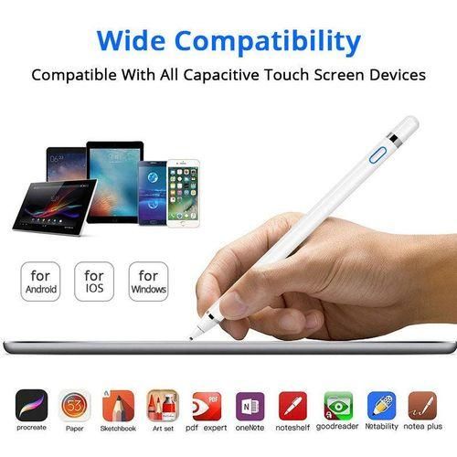Suitable for ipad stylus compatible with ios Android universal active capacitive pen Apple stylus mobile phone touch T1 metal pen cap blue