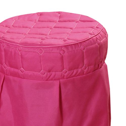 Beauty Salon Round Chair Cover Seat Cover Non-Slip Rose