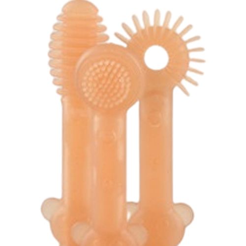 3Pcs Infant Toothbrush Deciduous Tongue Coating Cleaner Anti Slip