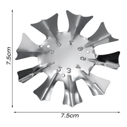 Stainless Steel Nail Art French Tip  Line Cutter Stencil