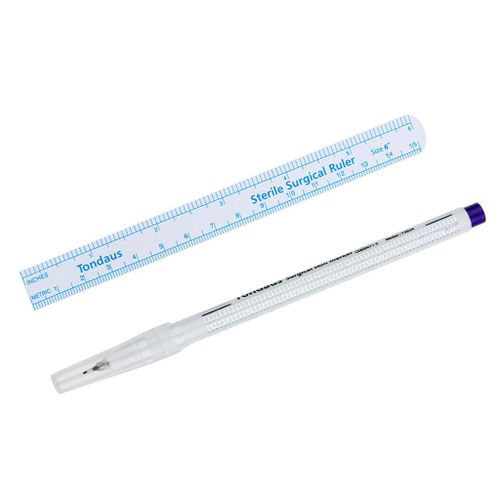 Skin Marker Stencil Pen Tattoos Measure Ruler Set Tool Disposable