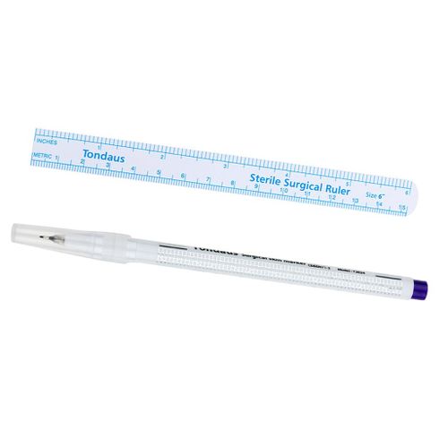Skin Marker Stencil Pen Tattoos Measure Ruler Set Tool Disposable