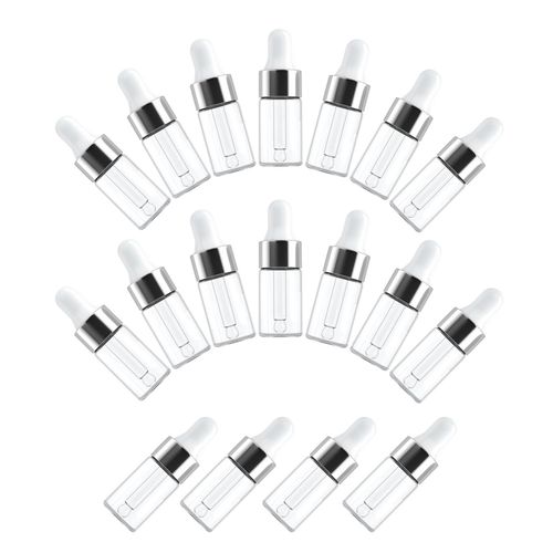 20x Empty Essential Oil Bottle Refillable for Travel Hair Salon 3ML