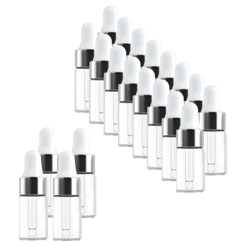20x Empty Essential Oil Bottle Refillable for Travel Hair Salon 3ML