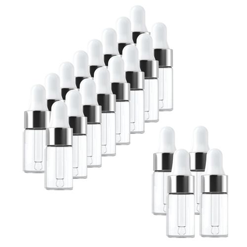 20x Empty Essential Oil Bottle Refillable for Travel Hair Salon 3ML