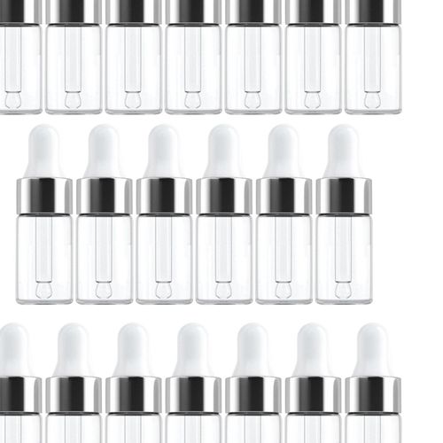 20x Empty Essential Oil Bottle Refillable for Travel Hair Salon 3ML