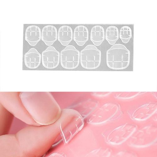 Salons Double-side Adhesive Glue Sticky Tape Clear Nail