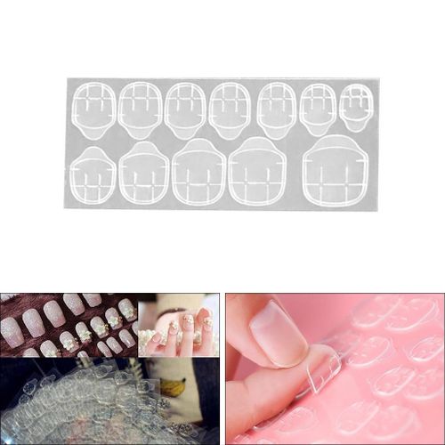 Salons Double-side Adhesive Glue Sticky Tape Clear Nail
