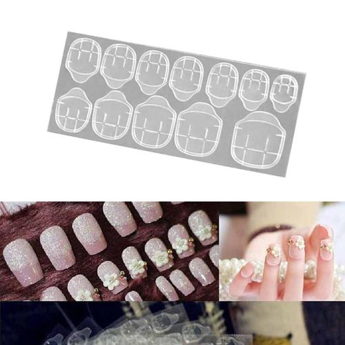 Salons Double-side Adhesive Glue Sticky Tape Clear Nail