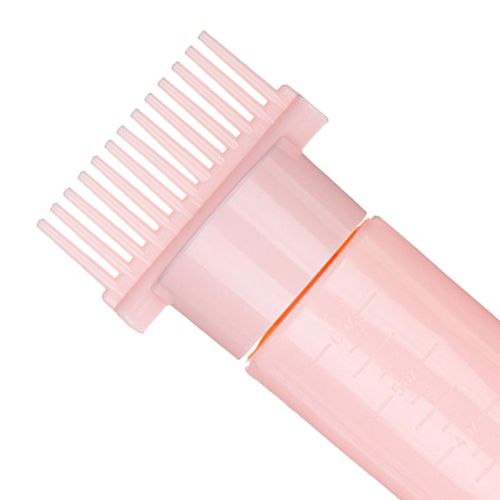 Comb Applicator Bottle Multifunctional Hair Oil Pink