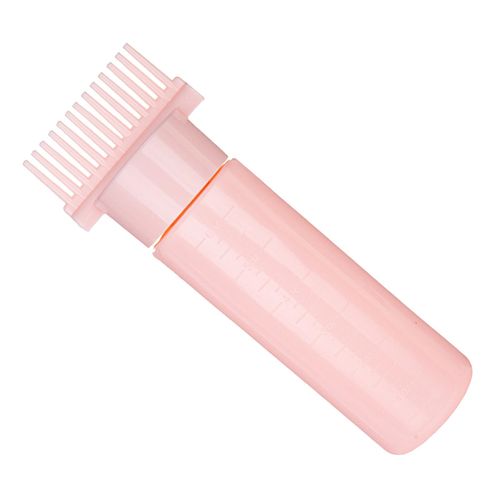 Comb Applicator Bottle Multifunctional Hair Oil Pink