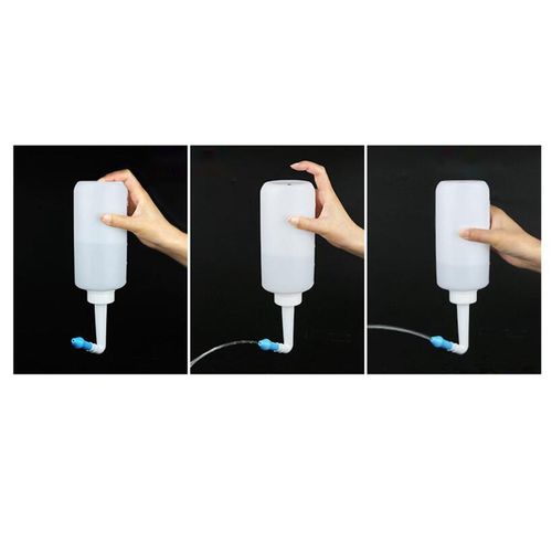 Neti Pot Sinus Rinse Bottle System for Adult & Kid 300ml Metal valve