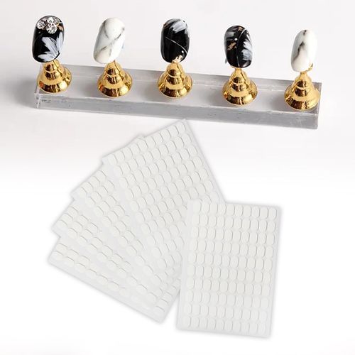 5 Sheets Adhesive Double Sided Tape Sticky Tabs For Nail