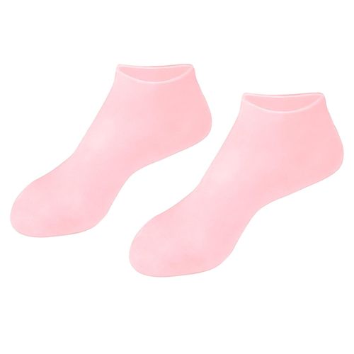 Silicone Gel Heel Socks Feet Care Socks for Pink S