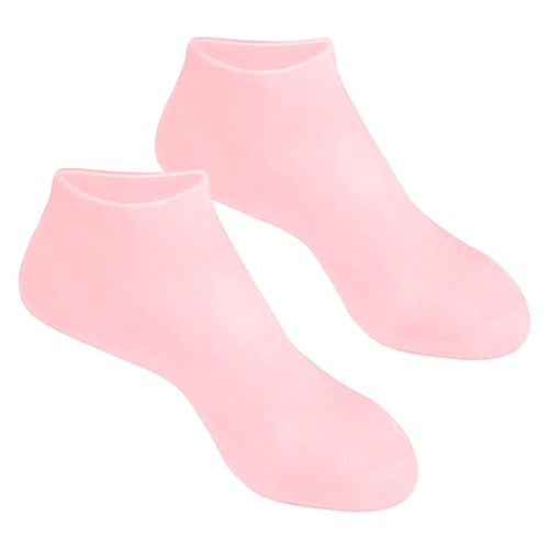 Silicone Gel Heel Socks Feet Care Socks for Pink S