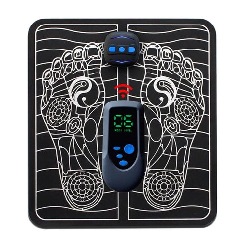 Electric EMS Foot Massager Mat Pad Machine Shaping Remote Control B