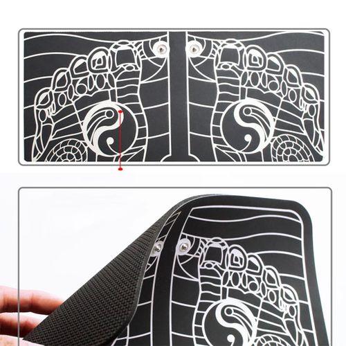 Electric EMS Foot Massager Mat Pad Machine Shaping Remote Control B